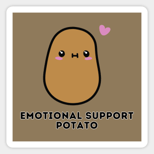 Emotional Support Potato Magnet